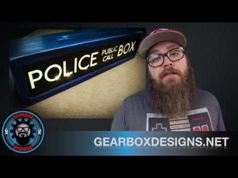 Doctor Who LED Light Box / How-to with Gearbox Designs