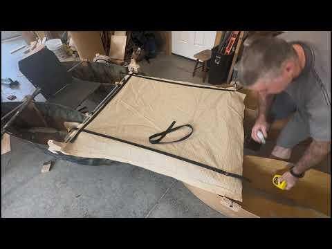 Dogmaran Party Barge Fabric Deck Construction