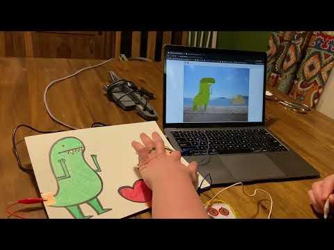 Dragons Eating Tacos in Scratch with Makey Makey