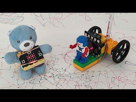 Drawing Robot Car with micro:bit and Duplo&reg; blocks