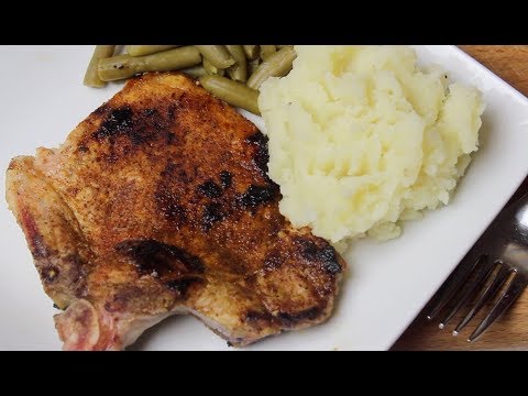 Dry-Rubbed BBQ Pork Chops