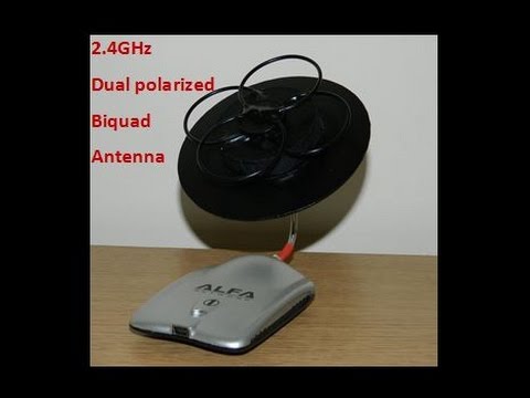 Dual Polarized Biquad Antenna