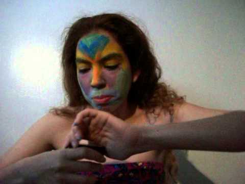 Duran Duran Rio Face Paint- Rainbow Version