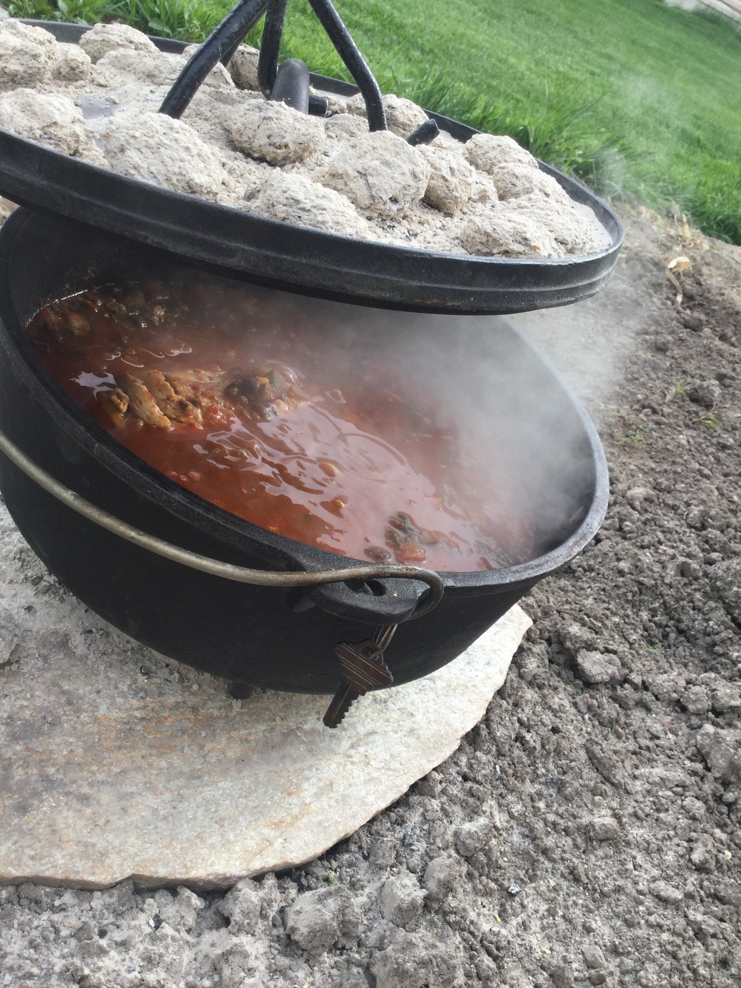 Dutch Oven, Hearty Cilantro Chicken Soup.JPG