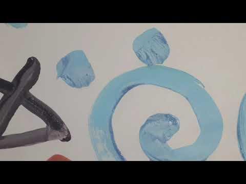 Dye Tio2 painting Part 2.