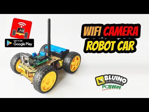 ESP32 Cam Wifi Camera Robot Car | Remote Control Android App