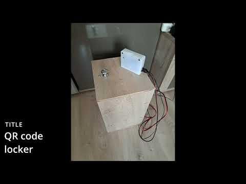 ESP32-CAM QR Code Locker | Open Source Offline Smart Locker System