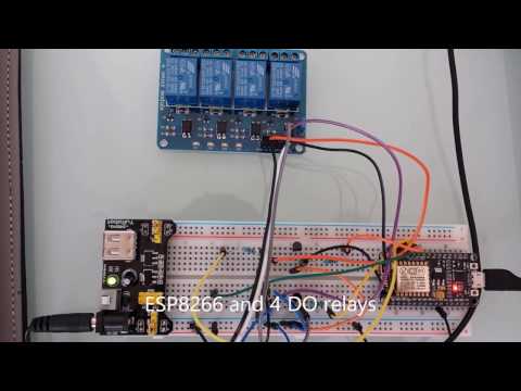 ESP8266 remote 4 relay switch