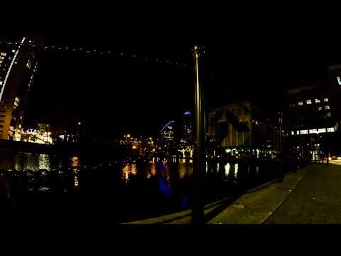 East India Dock, London. Hyper lapse