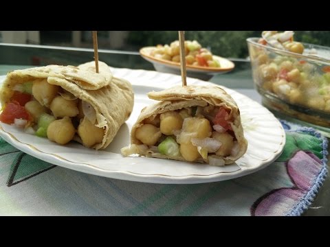 Easy Chickpea Salad Wraps Recipe |Healthy Breakfast Recipe by Healthy Kadai