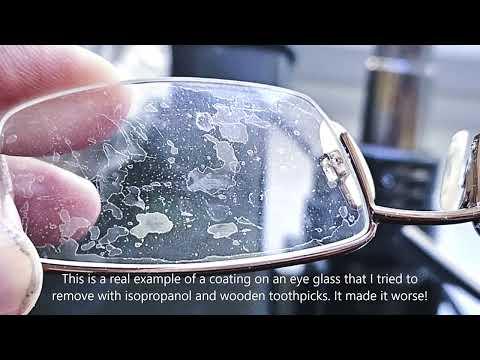 Effective way of Removing Coatings from Eyeglasses