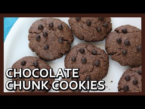 Eggless Chocolate Chips Cookies Recipe | Chocolate Chunk Cookies | Easy Choco Chip Cookies