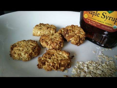 Eggless Maple Oats Cookies Recipe | Philips Airfryer Recipe by Healthy Kadai