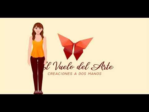 El Vuelo del Arte Intro - Stop motion de mariposa en origami