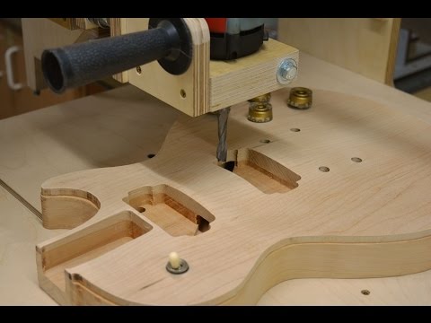 Electric Guitar body on the 3D Router (part3)