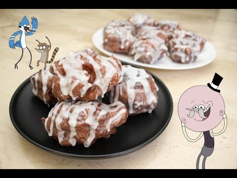 Elise's Eats - Ep 63: Double Glazed Apple Fritters (The Regular Show Special)