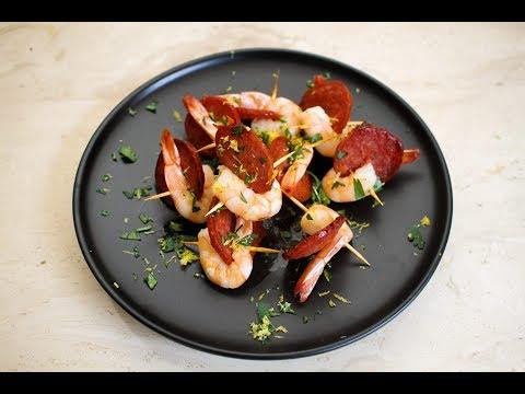 Elise's Eats - Ep 83: Prawn &amp;amp; Chorizo Appetiser