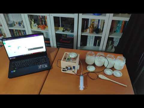 Experimenting with the model | IoT AI-driven Yogurt Processing &amp; Texture Prediction w/ Blynk