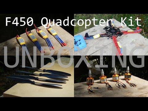 F450 Quadcopter Kit Unboxing
