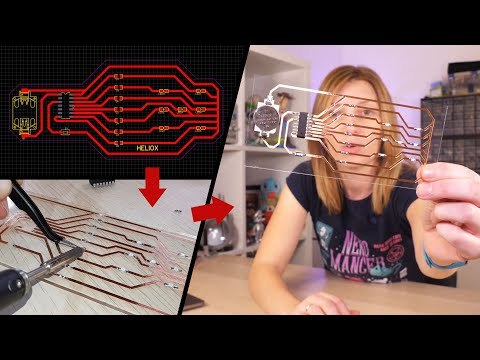 Fabriquer un CIRCUIT IMPRIME TRANSPARENT ! [ENG Sub]