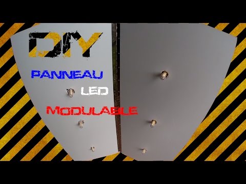 Fabriquer un panneau led modulable DIY