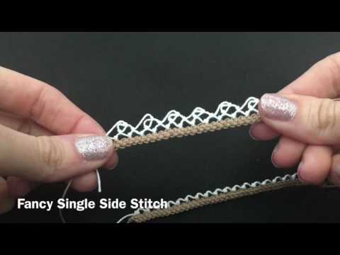 Fancy Single Side Stitch