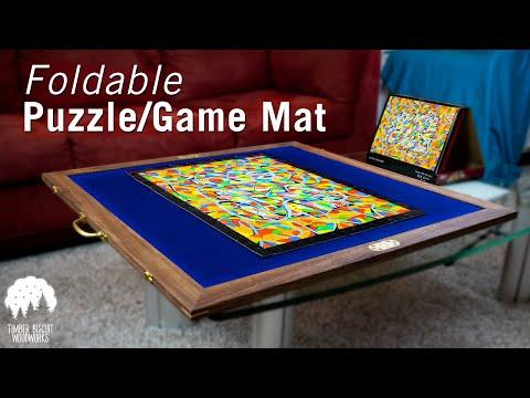 Fantastic Foldable Puzzle Mat | Board Game Table | Woodworking Project