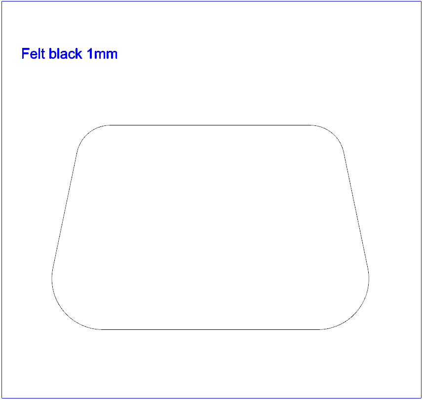 Felt Black 1mm Laser Cutting Top Down Picture - Table Stand.png