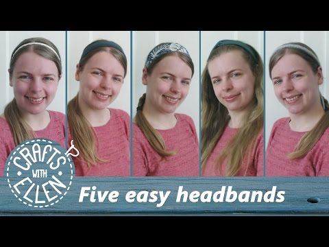 Five headbands (one no-sew) | Sewing tutorial