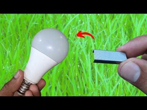 Fix Dead LED Bulbs in Seconds with a Staple Pin &ndash; Diy Life Hacks