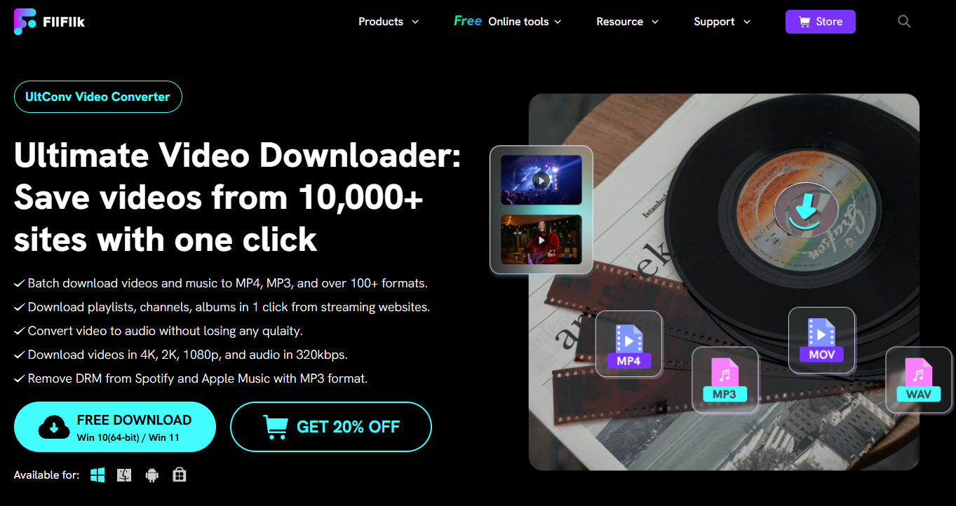 FliFlik UltConv YouTube Downloader.png