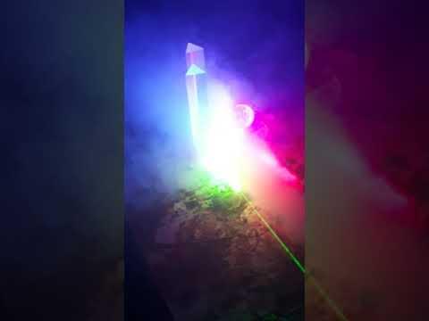 Fog Machine and four Laser show.