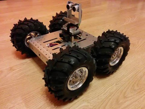 Follow me robot - first test in autonomous mode