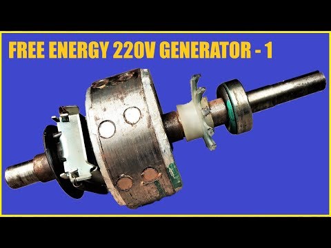 Free Energy Generator from a 220v Induction Motor || PCBWAY