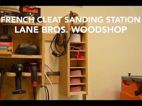 French Cleat Sanding Station