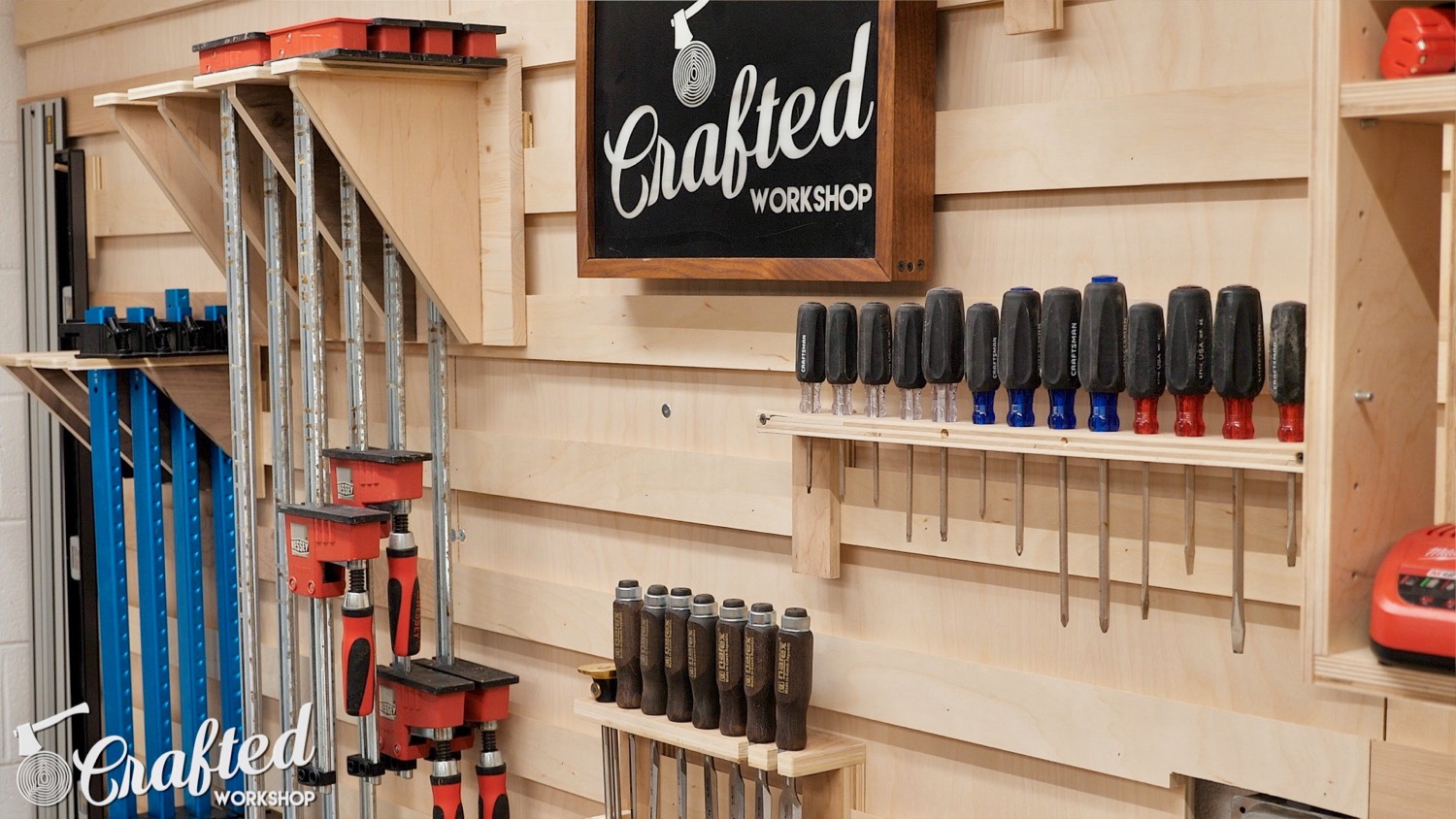 French Cleat Tool Storage Wall and Clamp Rack | How To Build - Woodworking - 1.jpg