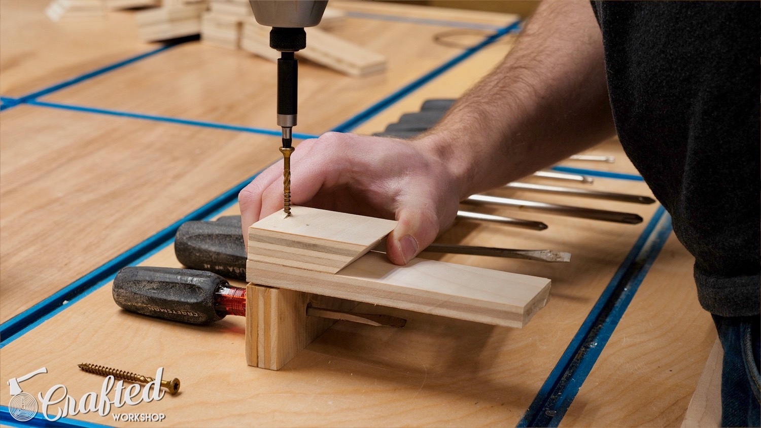 French Cleat Tool Storage Wall and Clamp Rack | How To Build - Woodworking - 13.jpg