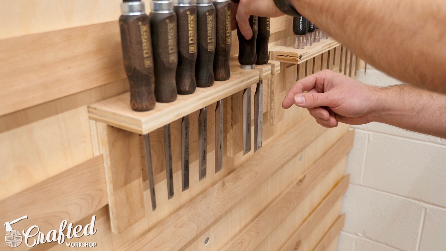 French Cleat Tool Storage Wall and Clamp Rack | How To Build - Woodworking - 16.jpg