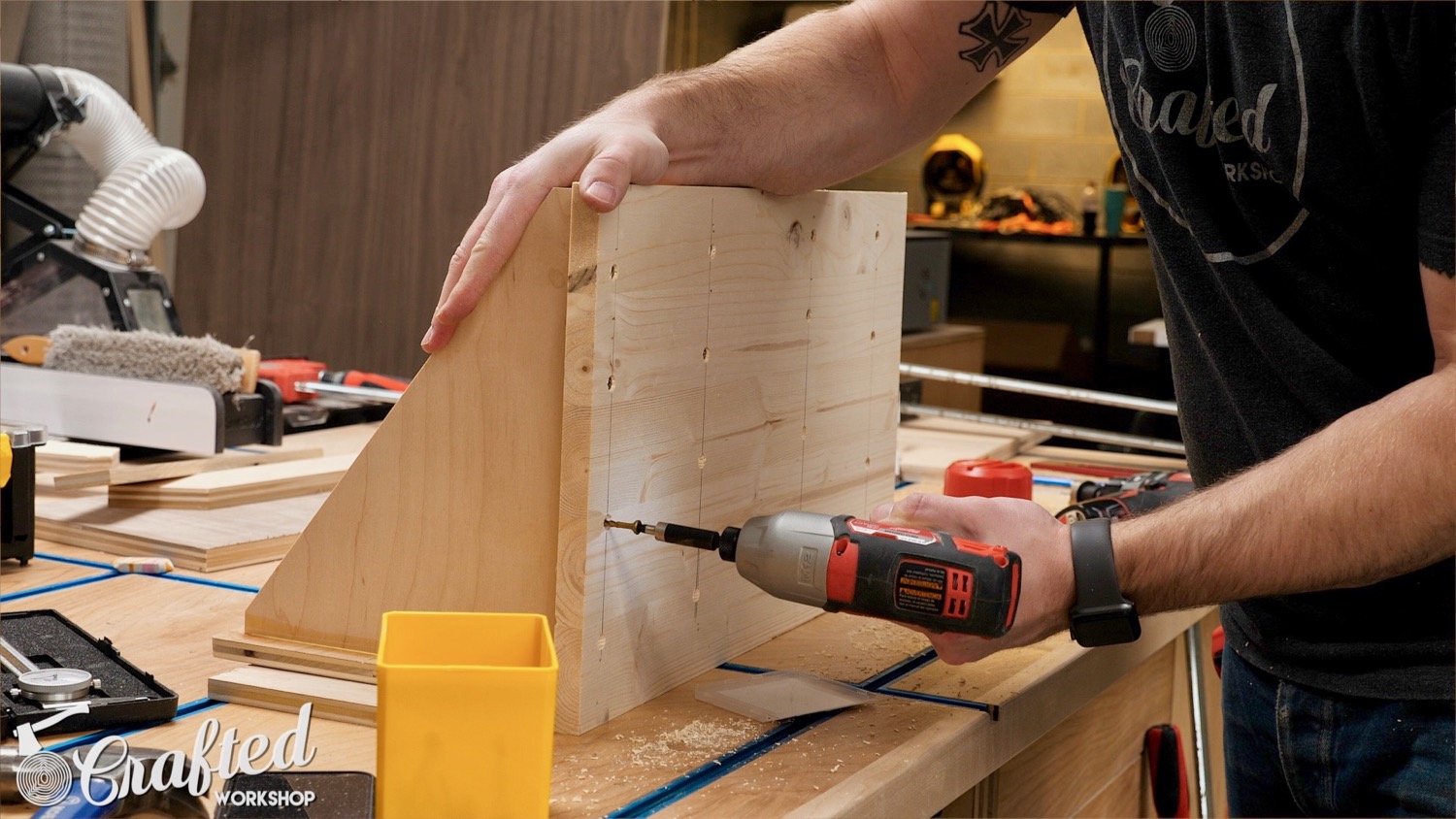 French Cleat Tool Storage Wall and Clamp Rack | How To Build - Woodworking - 21.jpg