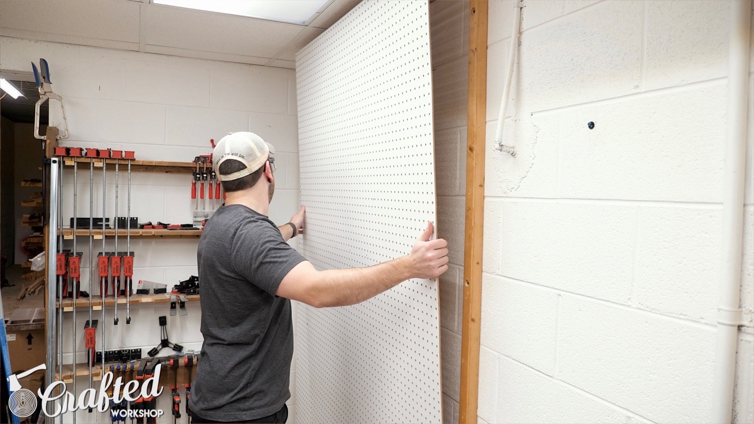 French Cleat Tool Storage Wall and Clamp Rack | How To Build - Woodworking - 3.jpg