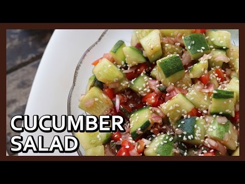 Fresh Cucumber Salad Recipe | Weight Loss Salad Recipe by Healthy Kadai