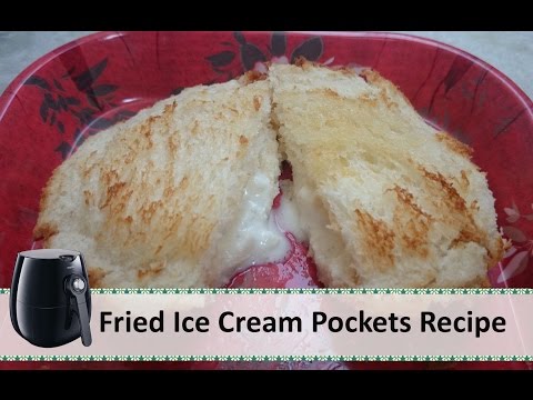 Fried Ice Cream Pockets Recipe | air fry ice cream | Philips Airfryer Recipes by Healthy Kadai