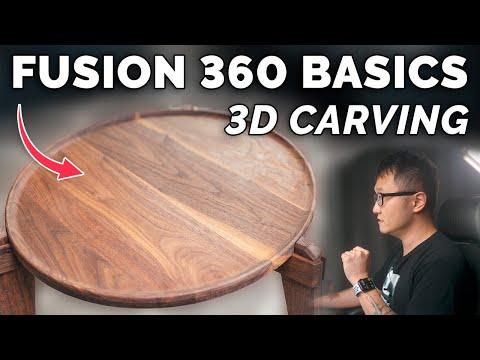 Fusion 360 CAM Tutorial for 3D Carving Beginners 2022 || CNC Basics