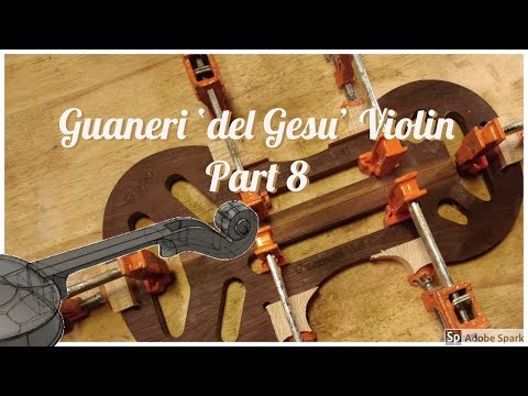 Fusion 360 Violin Neck and Scroll | Making the Guaneri 'del Gesu' Vieuxtemps violin 1741