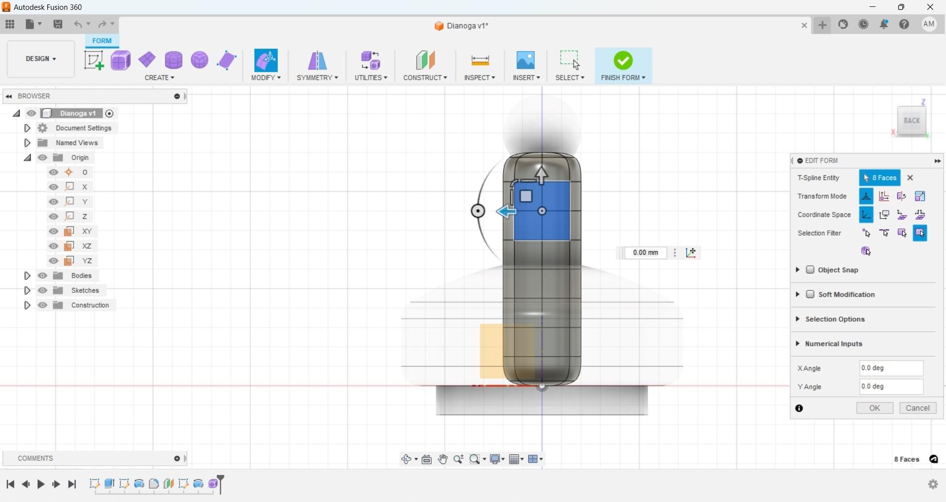 Fusion Free Form Neck Cylinder Modify Edit Form Front and Rear Faces.jpg