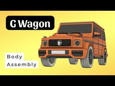 G wagon - Body assembly | 3D printed RC car