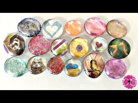 GLASS GEMS - 3 WAYS!  Easy, Pretty &amp;amp; FUN!