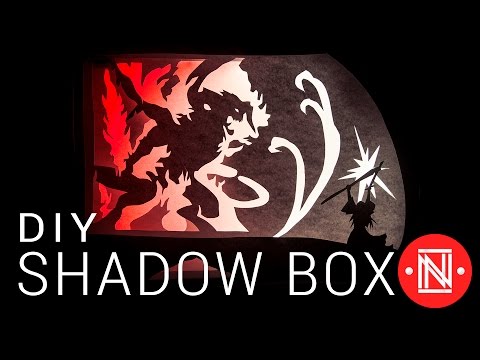 Gandalf vs. Balrog Shadow Box || DIY