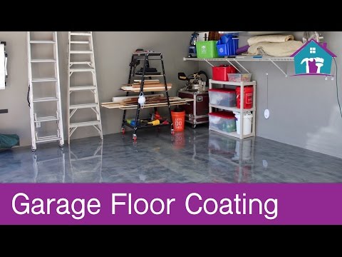 Garage Floor Coating: Rock Solid Metallic