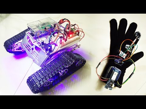 Gesture Controlled Robot with Wireless Surveillance - Spinel Crux